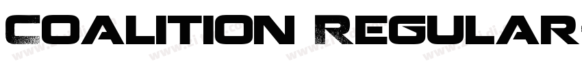 Coalition Regular字体转换
